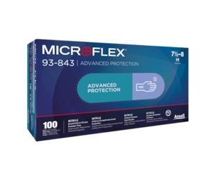 Luvas Ansell Microflex 93-843 - Caixa 100