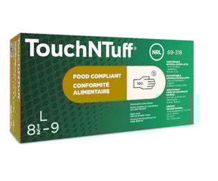 Luvas Ansell TouchNTuff Text. 69-318 - Cx 100