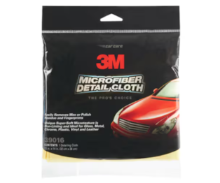 Pano Microfibras Detail Cloth Amarelo - 3M 39016