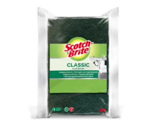 Esponja Verde c/Scotch Brite Classic Dom. - 75 x 115 mm - RN000971952
