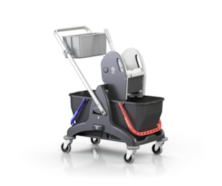 Carro 2P - Duo 25 Lt Preto + Bandeja