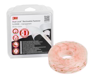 3M™ Dual Lock™ Reclosable Fastener SJ3560, 25 mm x 2.5 m, IPC, Twin Pack
