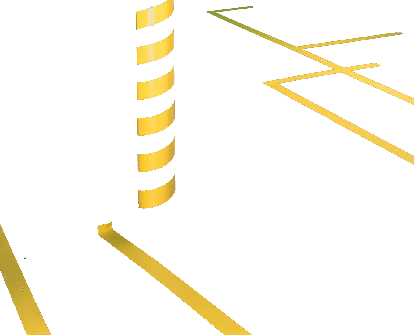 Fita de Vinil 3M™ 471, branco, 50 mm x 33 m, 12 rolos, Embalados Individualmente Embalados Convenientemente