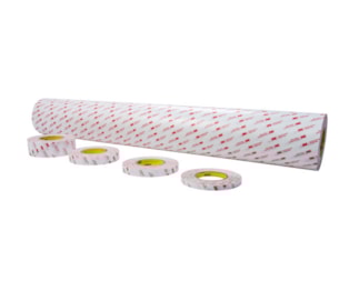 3M™ Double Coated Tissue Tape 56412, Transparent, 1200 mm x 100 m