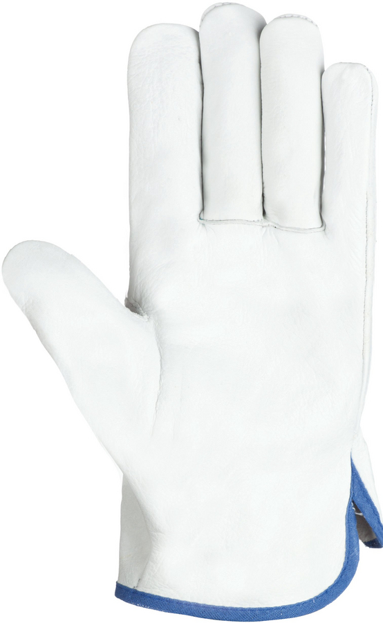 Luvas Tipo Chefe em Pele Branca 335RG