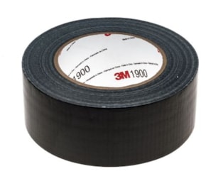 Fita 3M 1900 Preta - 50mm x 50 Mt