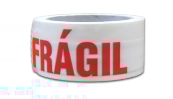 Fita Adesiva "Frágil" 50 x 66 - Branco