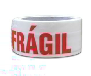 Fita Adesiva "Frágil" 50 x 66 - Branco