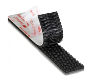 Fita Dual Lock Preta SJ-3552 - 25mm x Ml