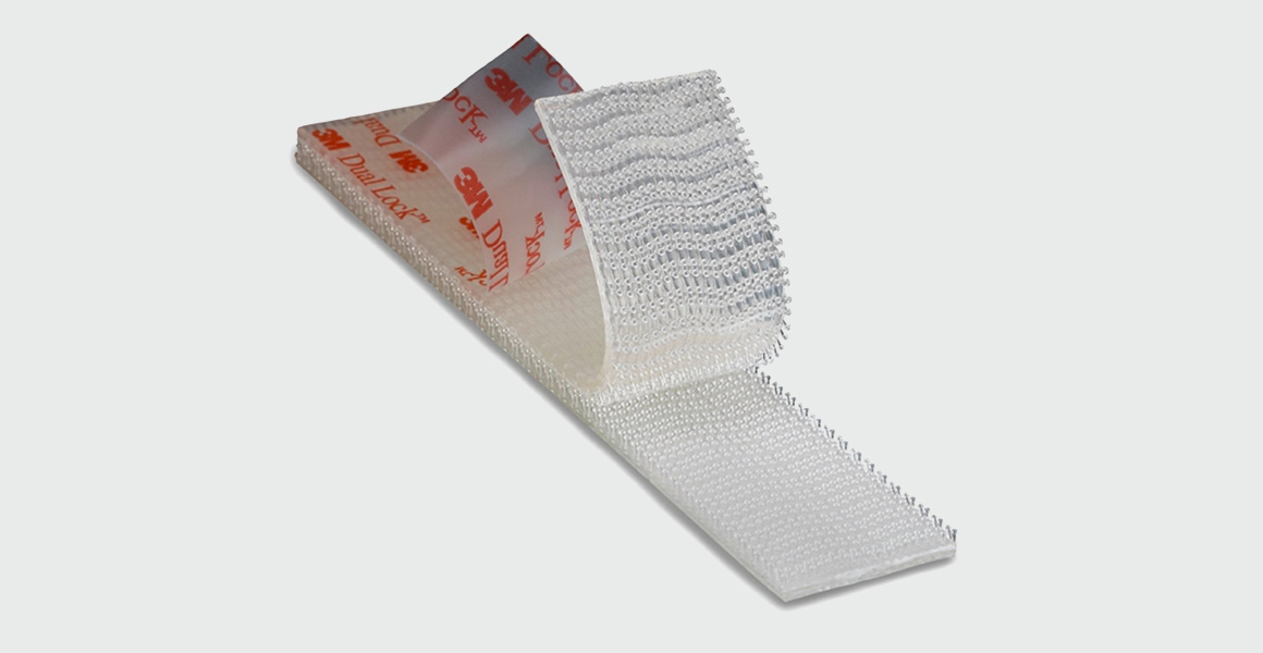 Fita Dual Lock Transparente SJ-3560 - 25mm x Ml