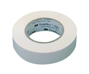 Fita PVC Branco Temflex 1300 - 19mm x 20Mt - 3M