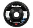 Discos Unitized Scotch-Brite™ Deburr and Finish PRO, 8C Coarse+, 114 mm x 22 mm, Type 27, Nylon