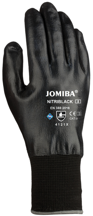 Luvas Nylon c/Revestimento em Nitrilo Preto