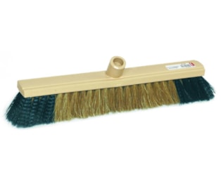 Vassoura de Coco 45 Cm c/Bigode Nylon