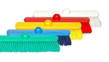 Vassoura Semi-Dura 38 Cm p/Zonas Alimentares