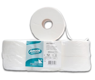 Papel Hig. Jumbo - Emb 12 Rls - 214S Amoos
