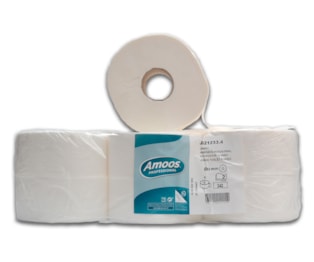 Papel Hig. Jumbo 2Fls - Emb. 12 Rls - 342S Amoos