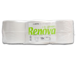 Papel Hig. Jumbo Renovagreen 2 Fls - Emb.12 Rolos