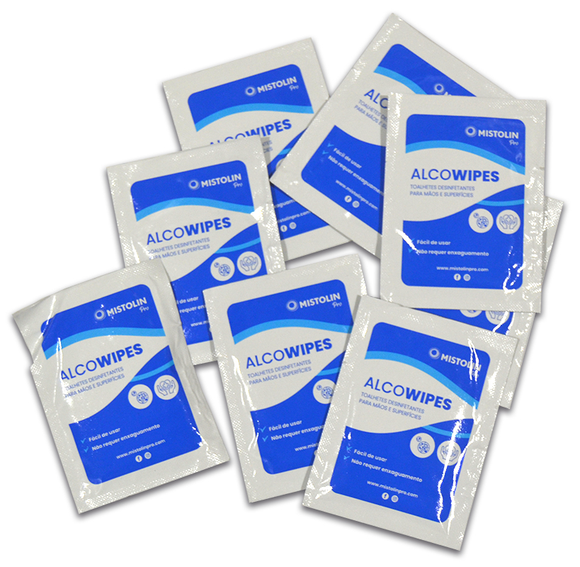 Toalhete Desinfectante C/Alcool ALCOWIPES - UNID