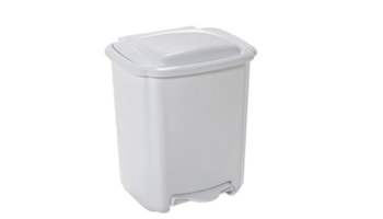 Balde do lixo 10Lt C/Pedal - Branco